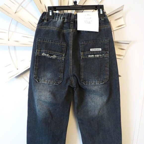 🎄New Handmade Martin Jeans High Rise‎ Wide Leg Size Medium - Picture 11 of 14